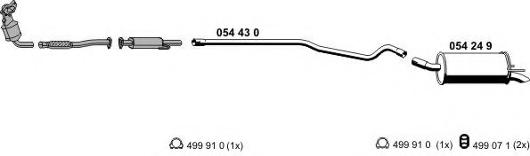 ERNST 050678 Exhaust System